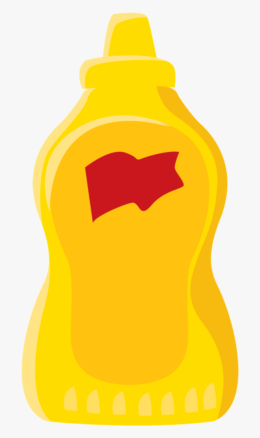 Pizza Clipart Summer - Transparent Background Mustard Clip Art, Transparent Clipart