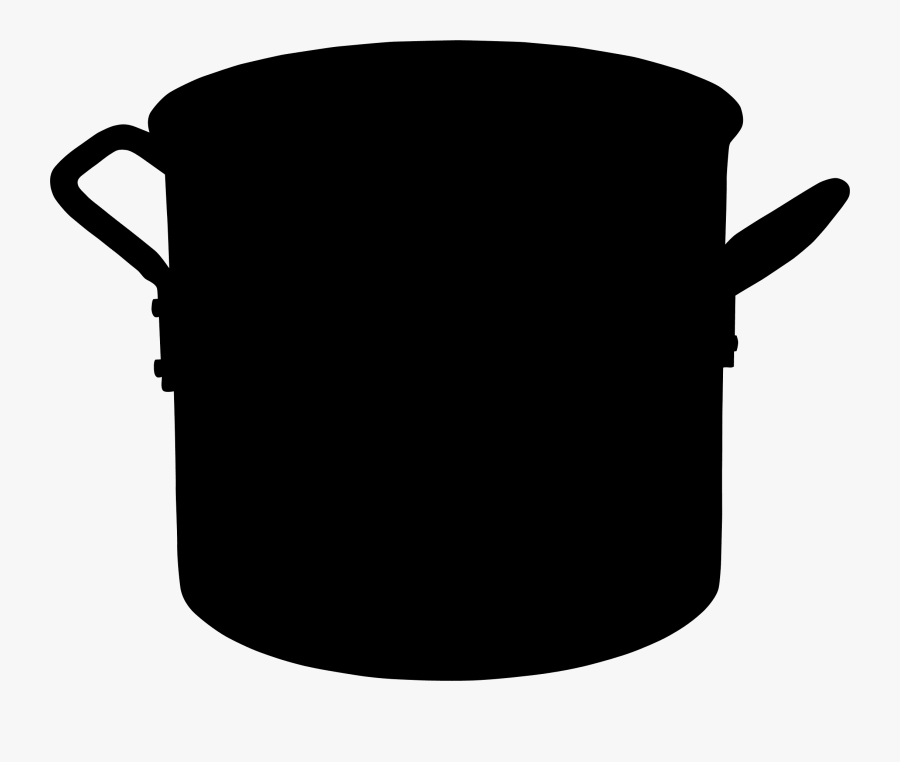 Cooking Pan Silhouette - Illustration, Transparent Clipart