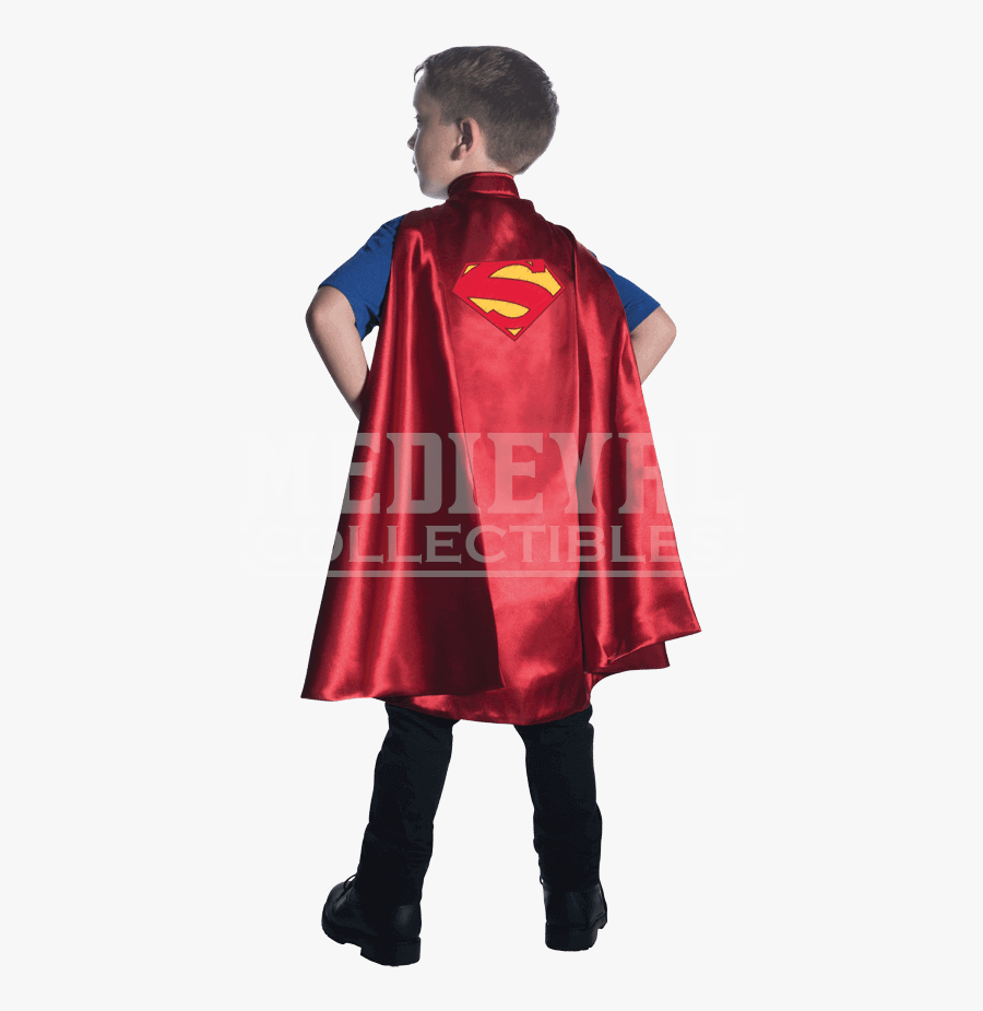 Superman Cape Png - Boy With Superman Cape, Transparent Clipart