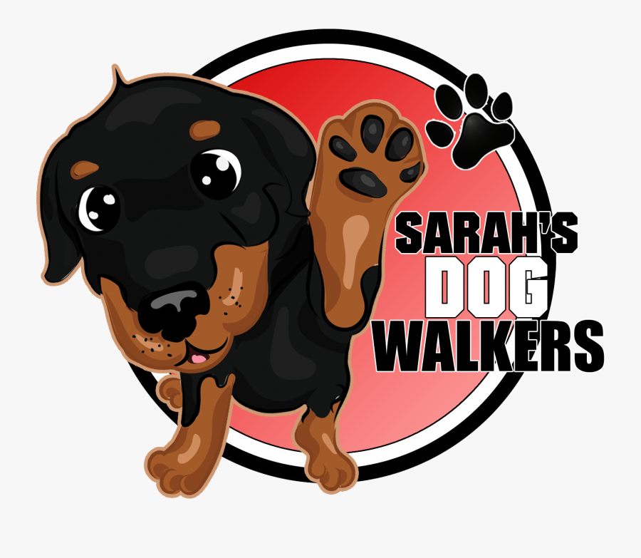 Sarah"s Dog Walkers Logo - Dog Licks, Transparent Clipart
