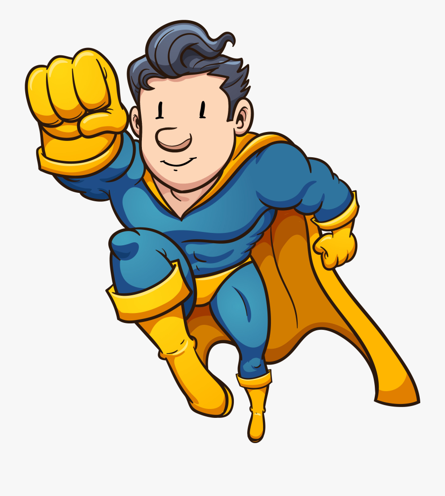 Superhero Free Clip Art Transparent Png, Transparent Clipart