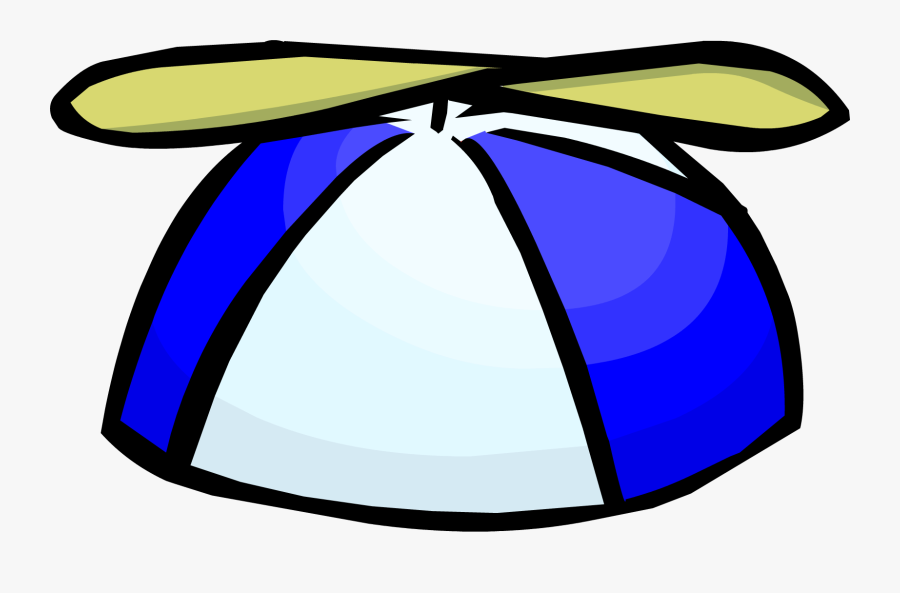 Blue Propeller Cap - Propeller Hat Transparent, Transparent Clipart