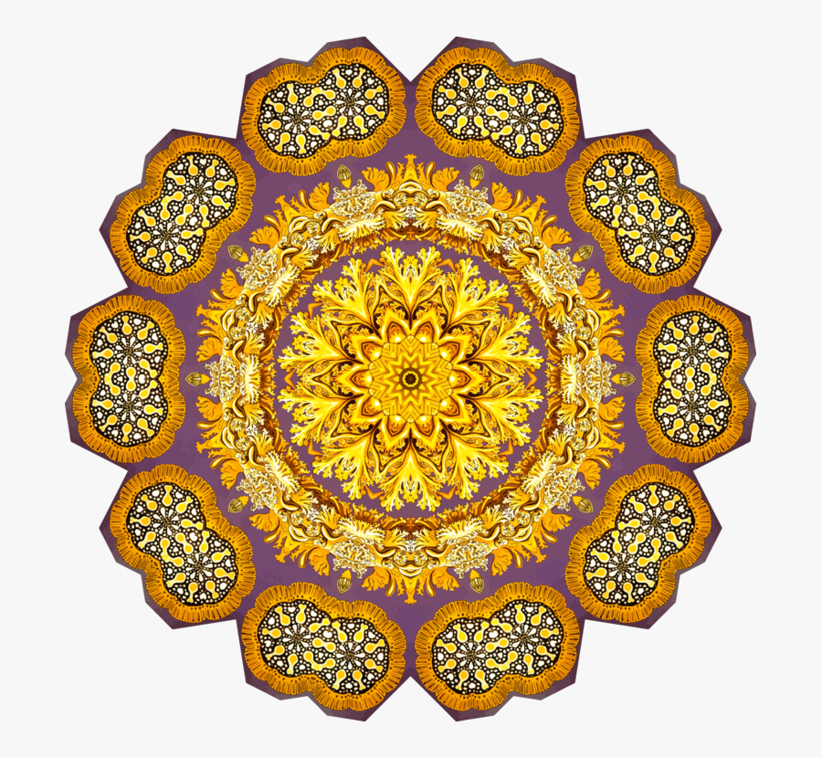 Textile,circle,symmetry - Circle, Transparent Clipart