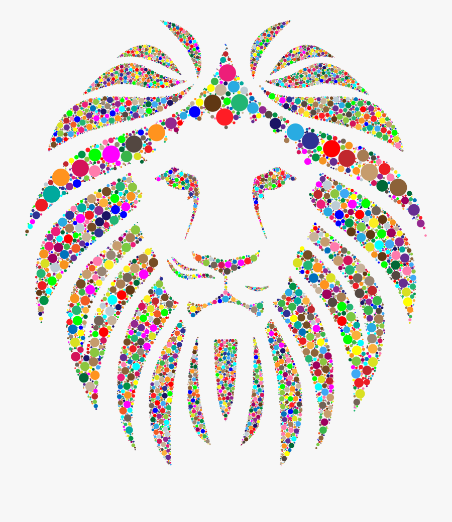Transparent Lion Head Vector, Transparent Clipart