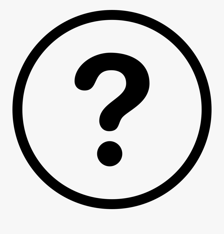 Question Sign In Circles Comments - Information Clipart Black And White, Transparent Clipart
