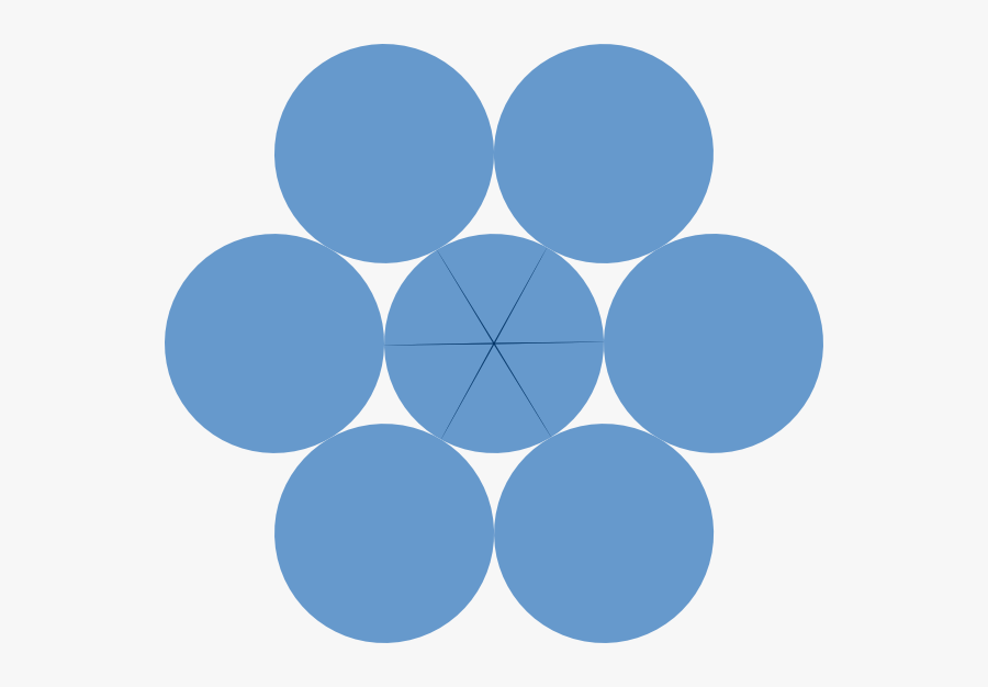 Tangent Circles Svg Clip Arts - Smaller Circles Within A Larger Circle, Transparent Clipart