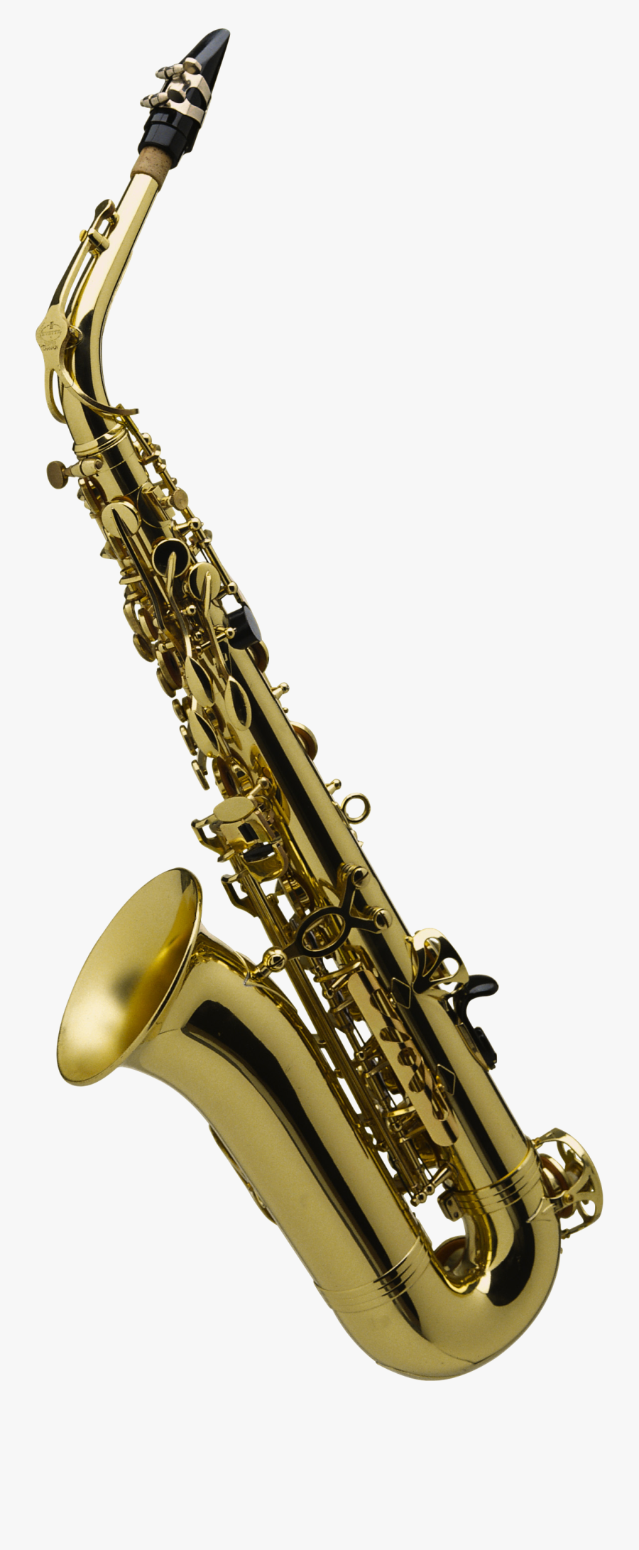 Gold Clipart Saxophone - Saxophone Transparent Background, Transparent Clipart