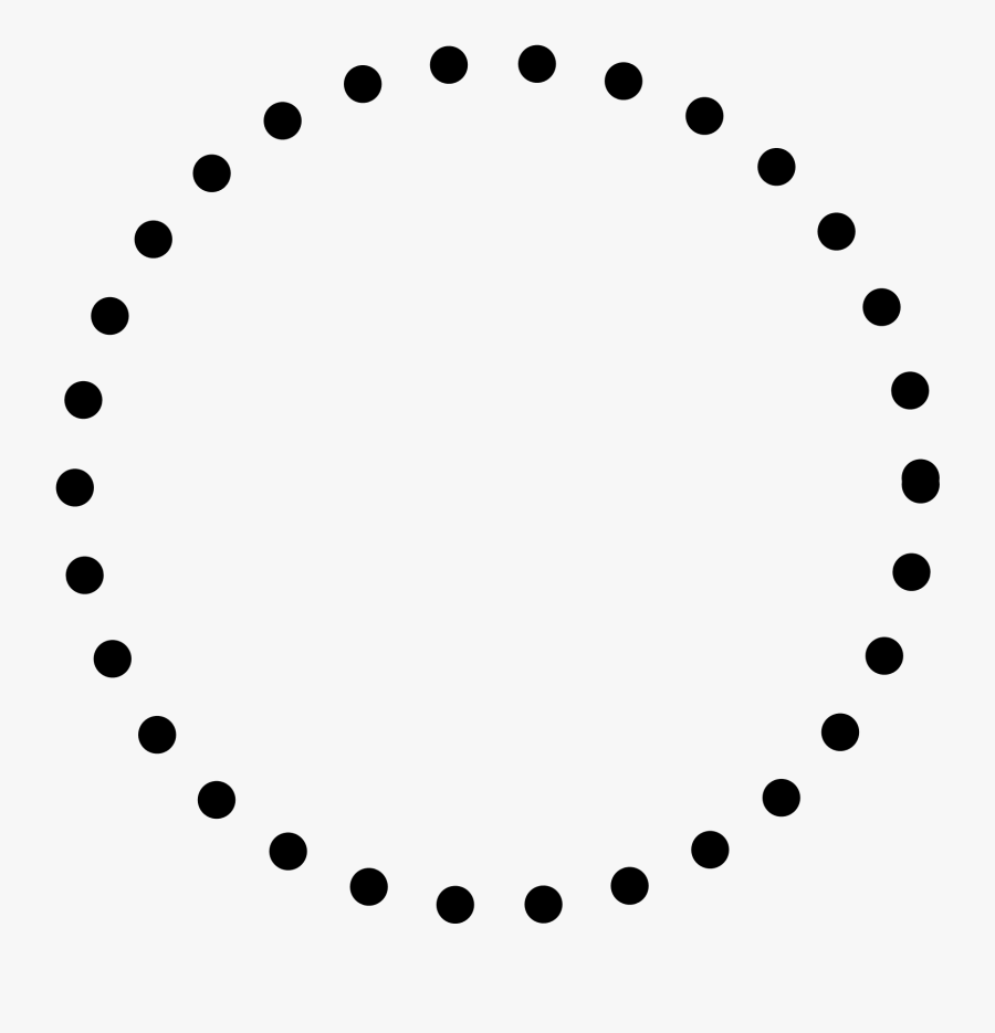 Clip Art Png For Free - Dot Circle Frame Png, Transparent Clipart