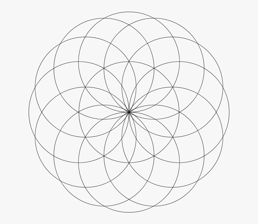 Blossoming Circles - Hegel Circle Of Circles, Transparent Clipart