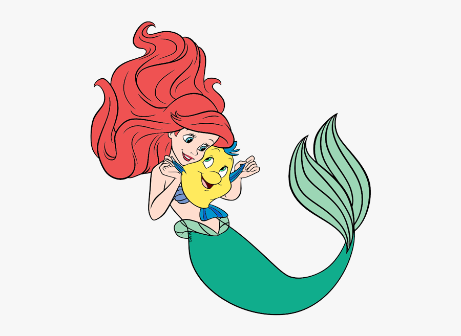 Baby Seal Ariel, - Ariel And Flounder Png, Transparent Clipart