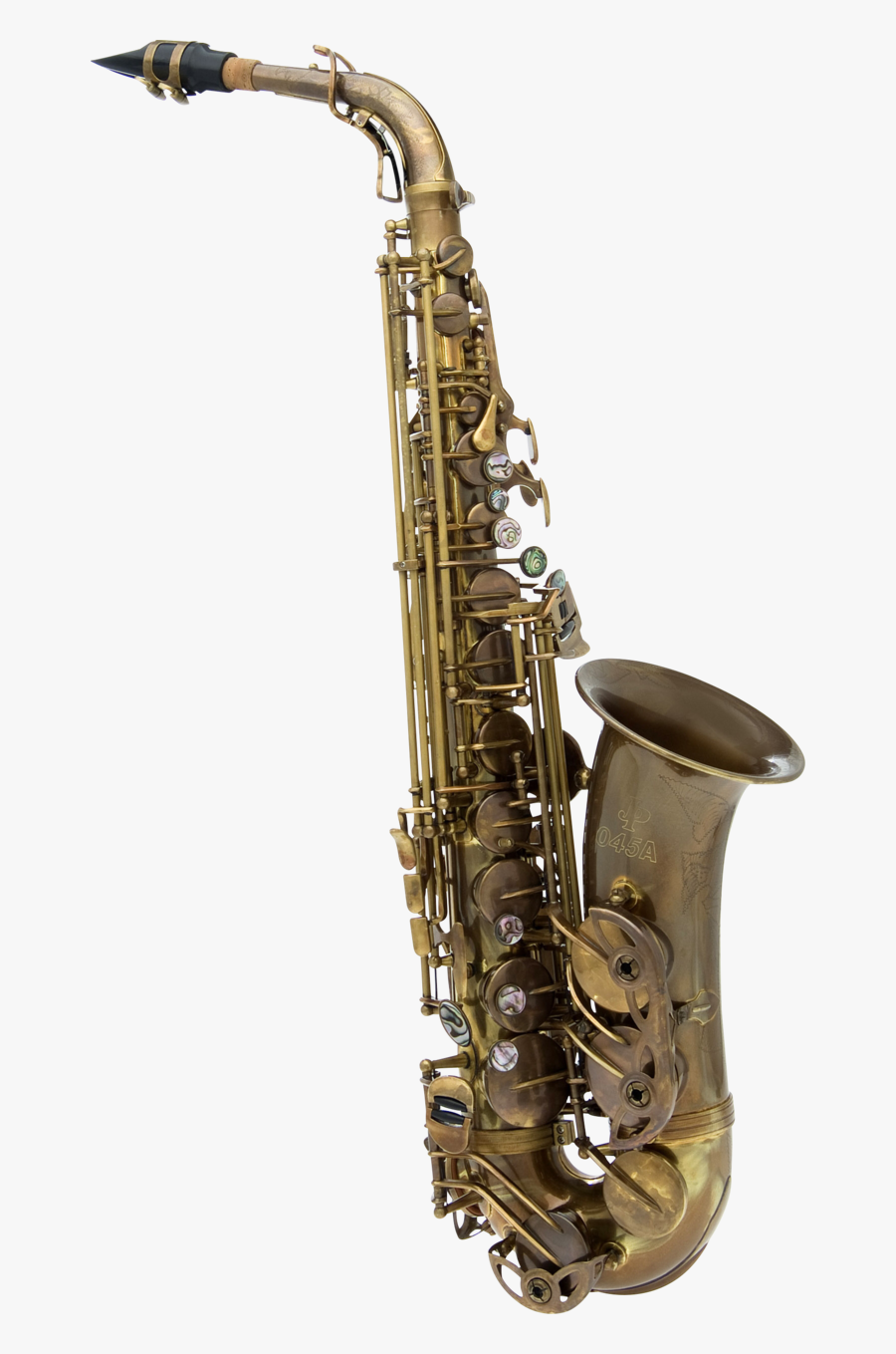 Transparent Saxophone Player Png - Saxophone Antique Finish, Transparent Clipart