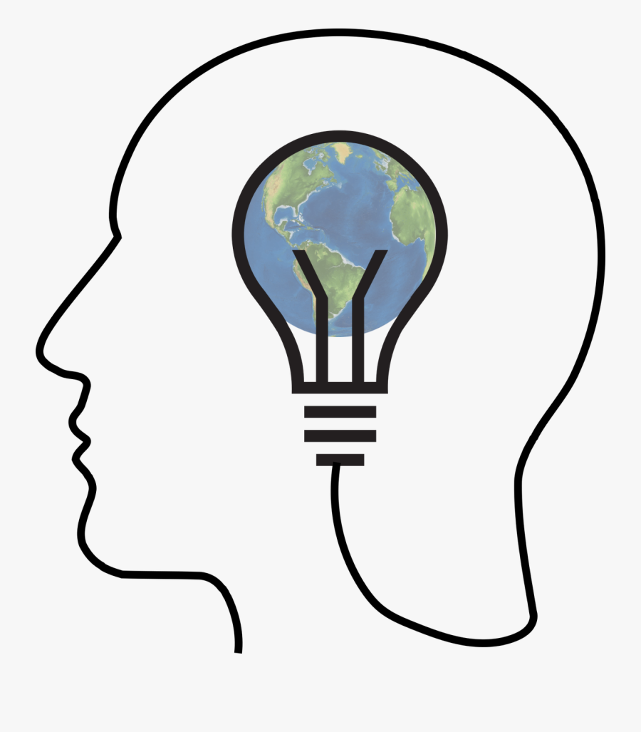 The Worlds Best Invention - Brain Light Bulb Clip Art, Transparent Clipart