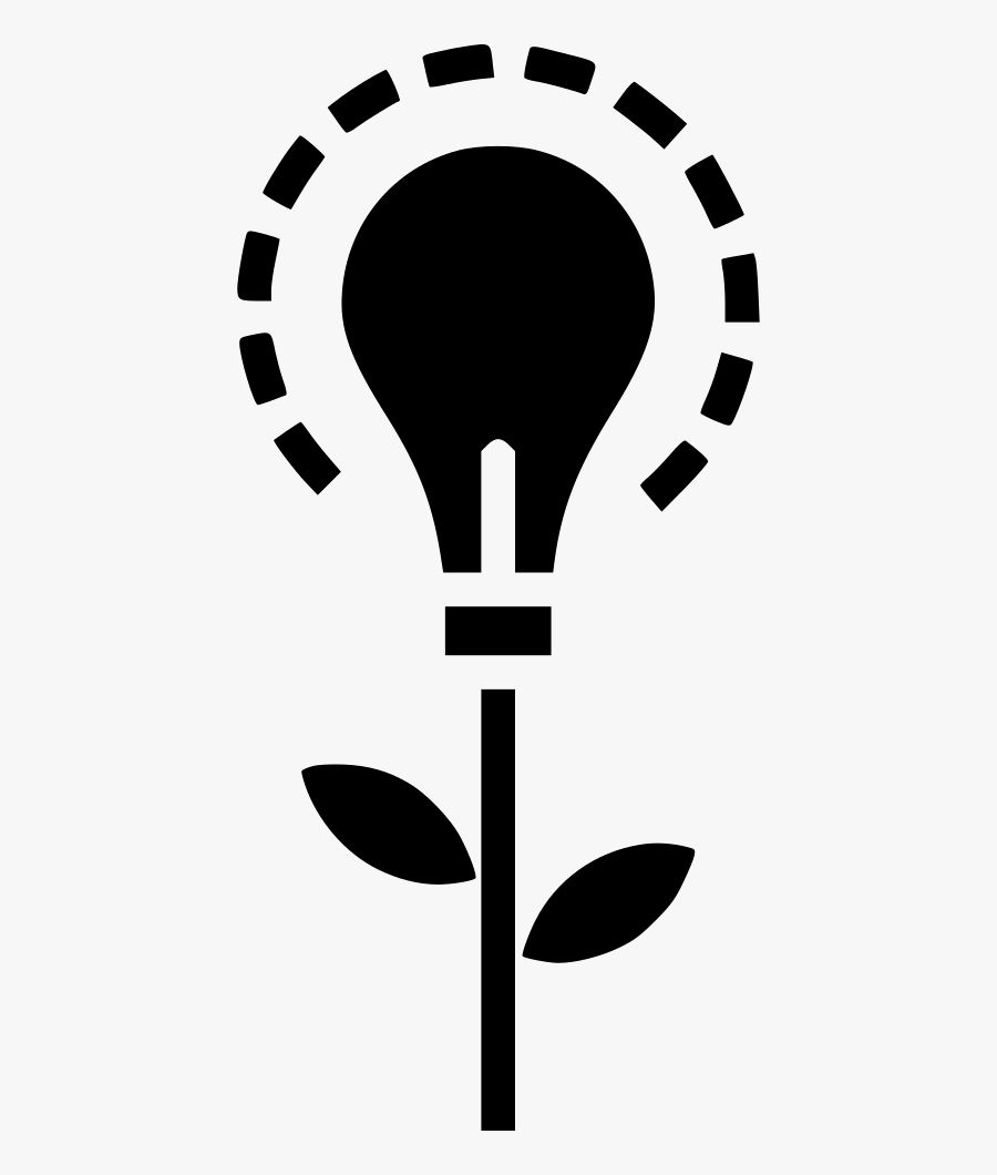 Idea Innovation Bulb Invention Startup Boost Svg Png - White Light Bulb Gear Icon, Transparent Clipart