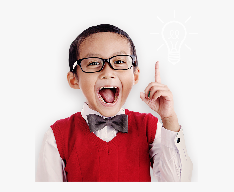 Inventor With New Invention Or Product Idea - Photographic Memory Kids, Transparent Clipart