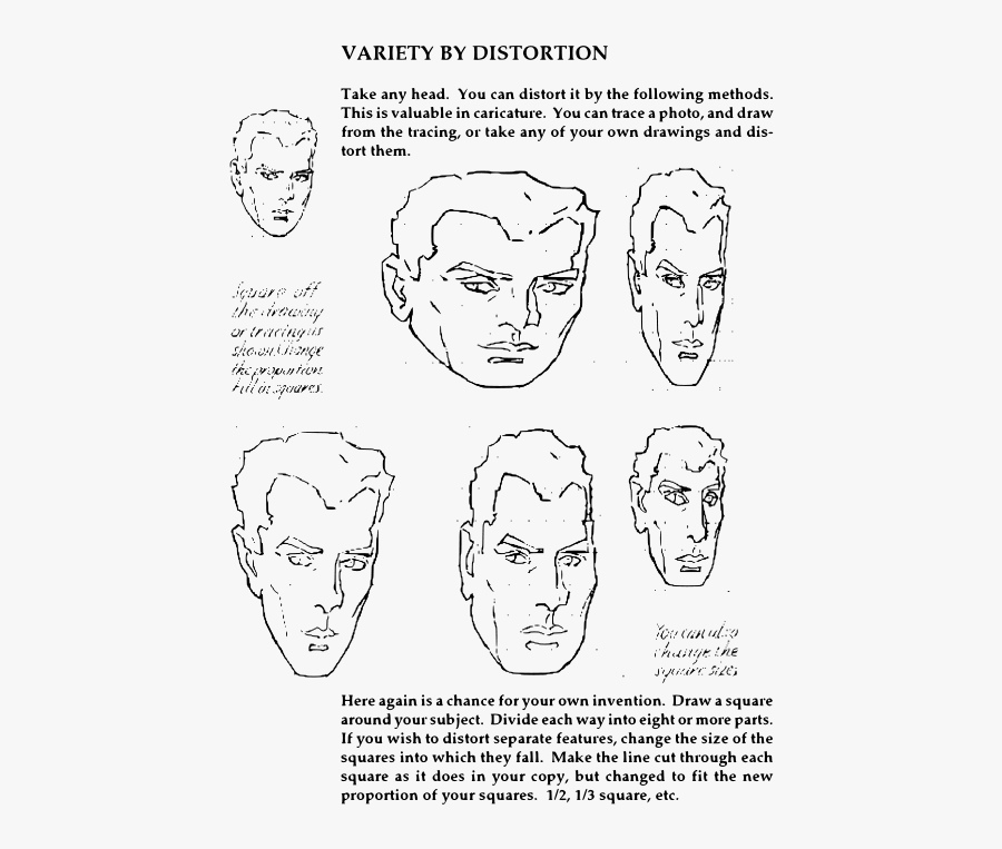 Andrew Loomis Fun With A Pencil 33 - Line Art, Transparent Clipart