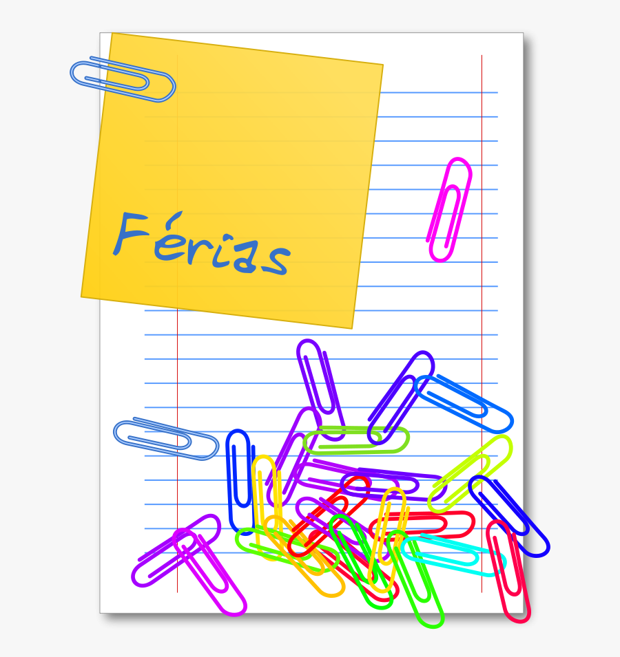 Paper Clip Clipart, Vector Clip Art Online, Royalty - Memorandum Clipart, Transparent Clipart