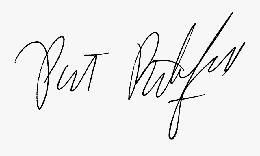 Pat Rothfuss Signature - Firma De Patrick Rothfuss, Transparent Clipart