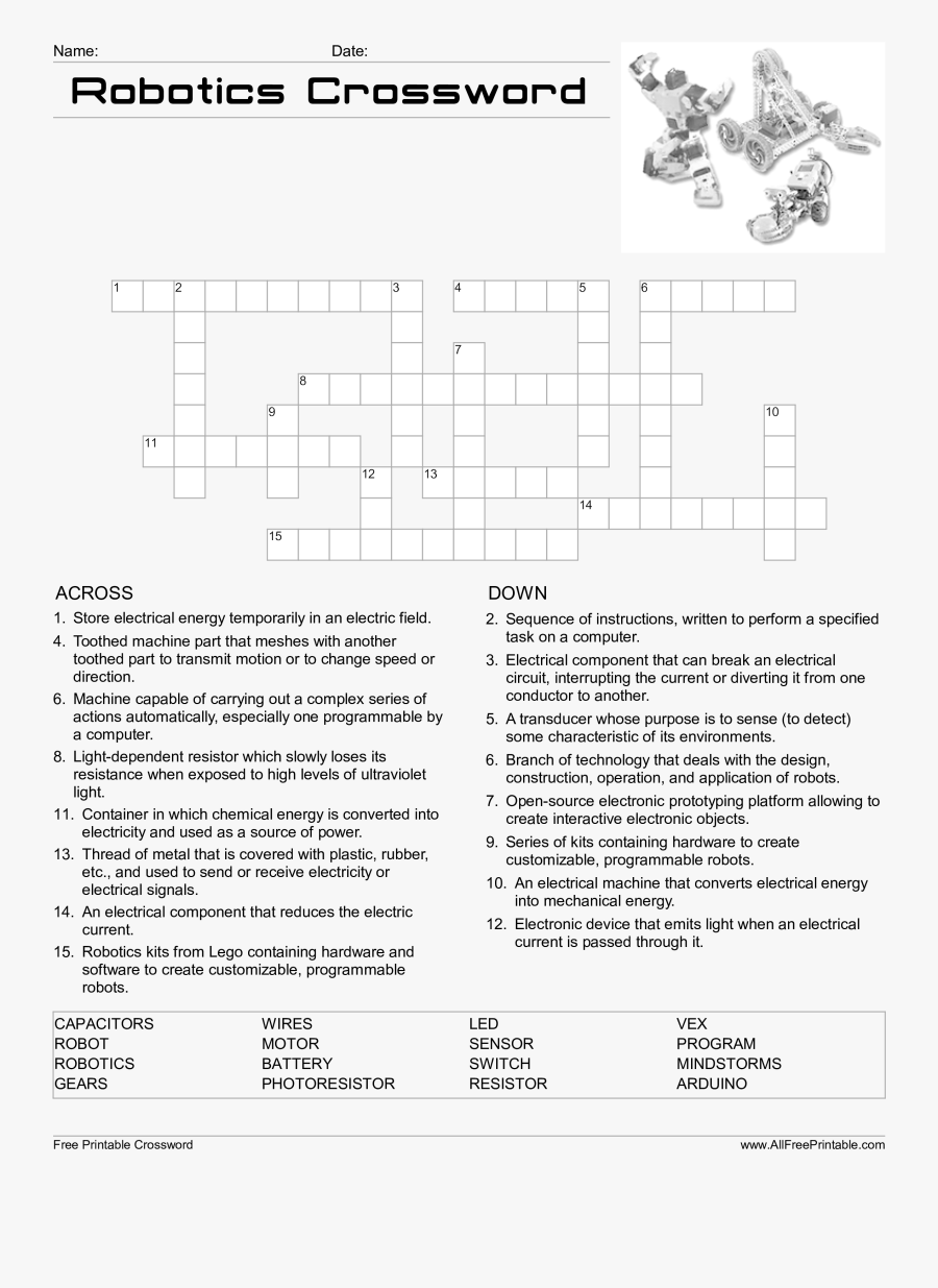 Clip Art Robot Template - Vex Robotics Worksheets, Transparent Clipart