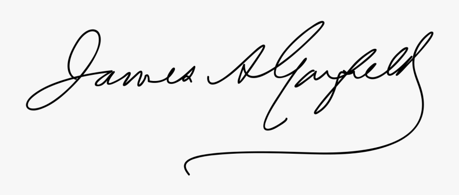 Transparent Lebron James Clipart - James A Garfield Signature, Transparent Clipart