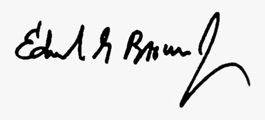 Signature Of California Edmund G - Governor Jerry Brown Signature, Transparent Clipart