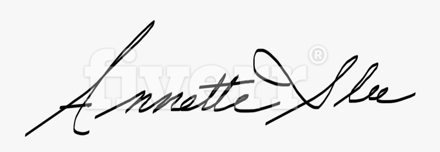 Clip Art Fancy Signature - Calligraphy, Transparent Clipart