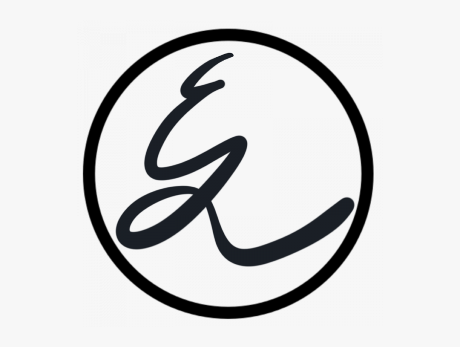 Emily Lee"s Signature Surrounded By A Black Circle - Circle, Transparent Clipart