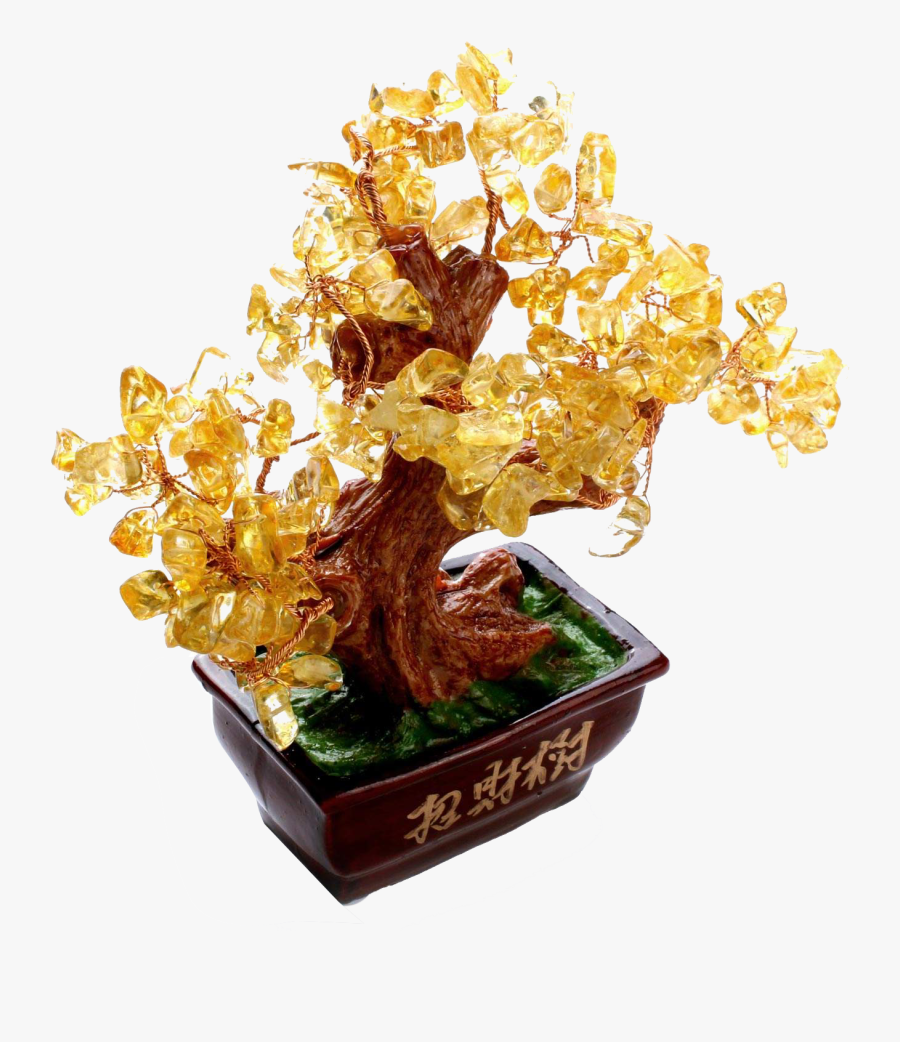 Bonsai Pull Jewelry Tree Lucky To Luck Clipart - Houseplant, Transparent Clipart