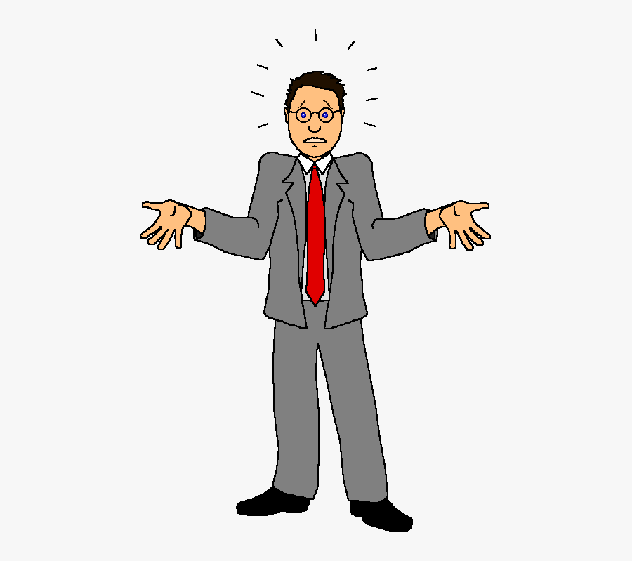 Confused Man Clipart Gif, Free Confused Man Clipart - People Confused