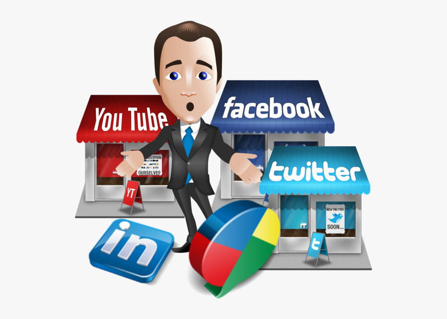 Transparent Sociable Clipart - Social Media Helping, Transparent Clipart