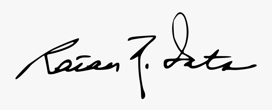 Signature Transparent Famous - Signature Indian, Transparent Clipart