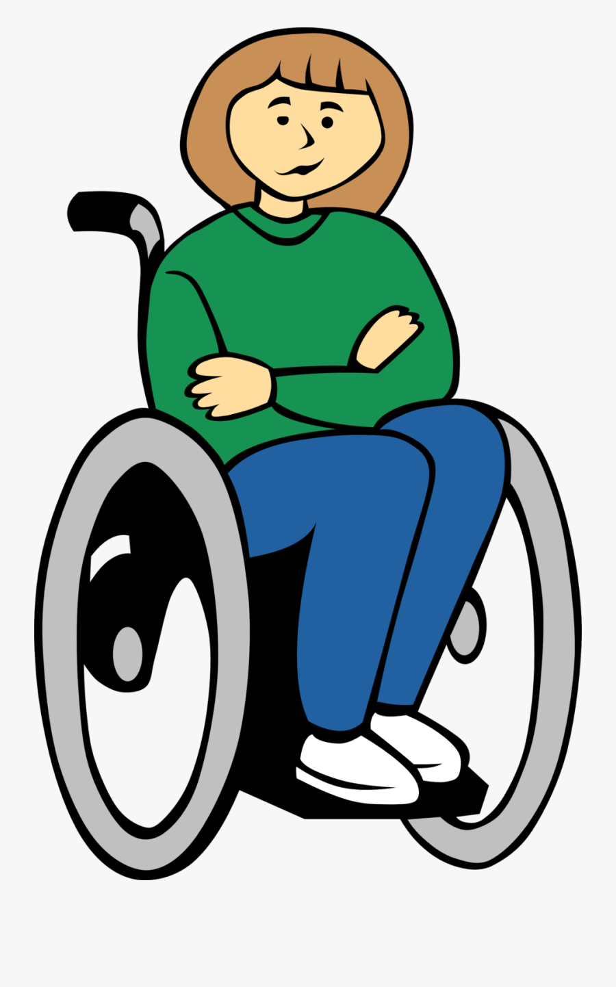 After The Stroke Png 3 - Girl In Wheelchair Clipart, Transparent Clipart