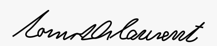 Yves Saint Laurent Signature, Transparent Clipart