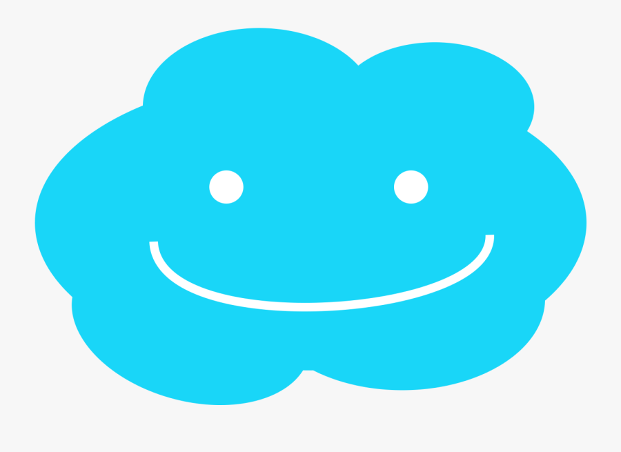 Smiling Cloud Png - Smiley, Transparent Clipart
