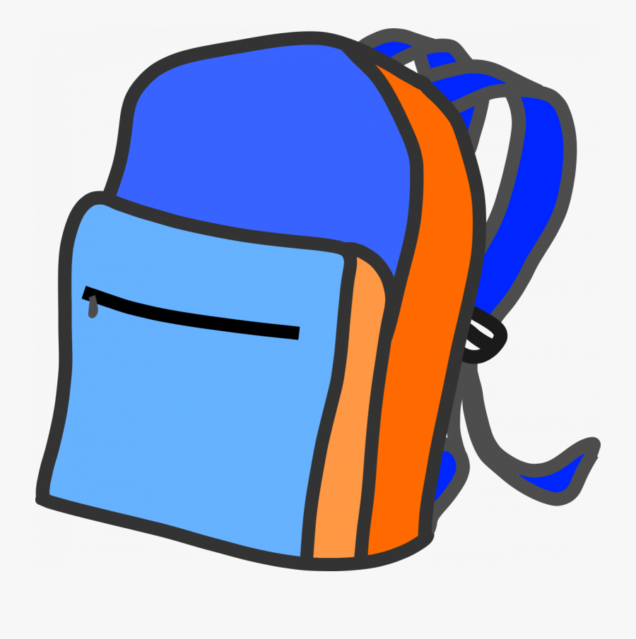 School Bag Clip Art, Transparent Clipart
