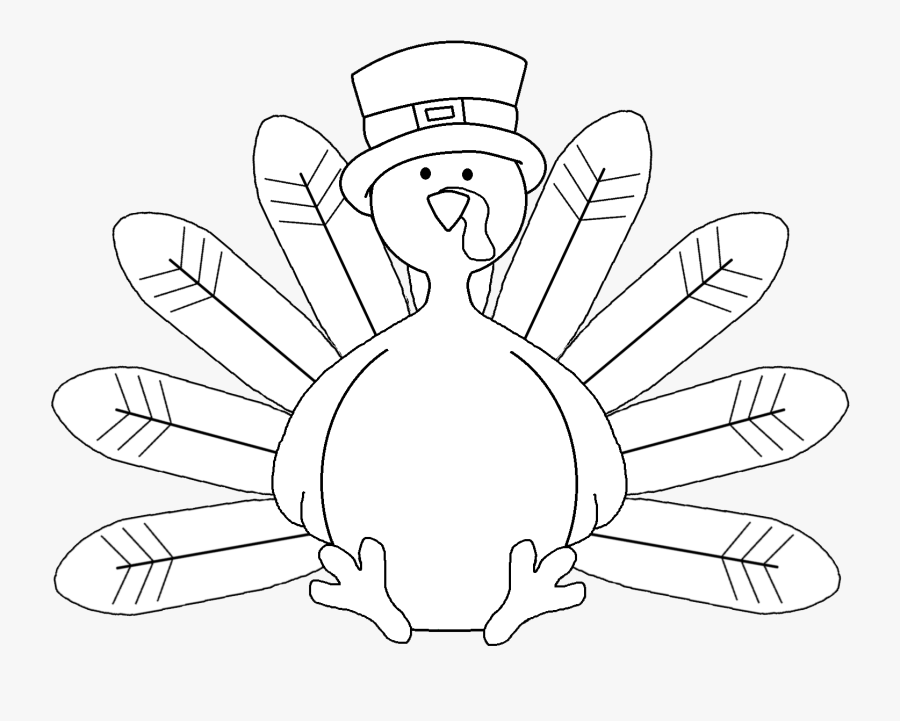 Turkey Coloring Page Clipart , Free Transparent Clipart - ClipartKey