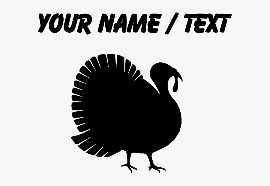Turkey Silhouette Custom Drinking, Transparent Clipart