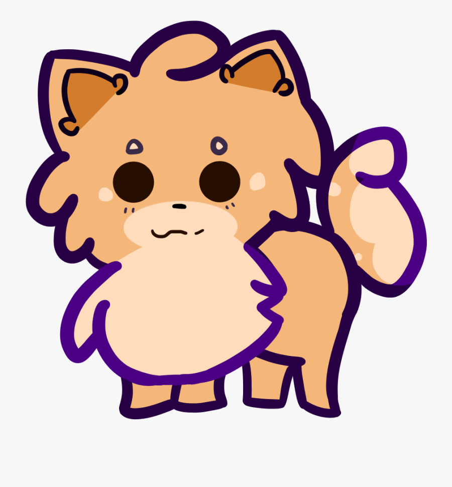 Pomeranian Pom-pom Canidae Snout Clip Art - Cartoon, Transparent Clipart