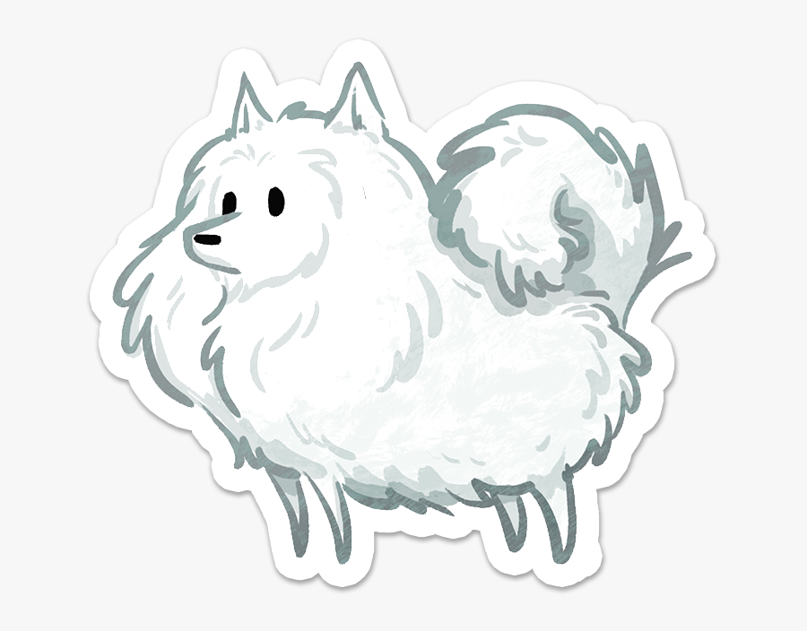 Pomeranian - Illustration, Transparent Clipart