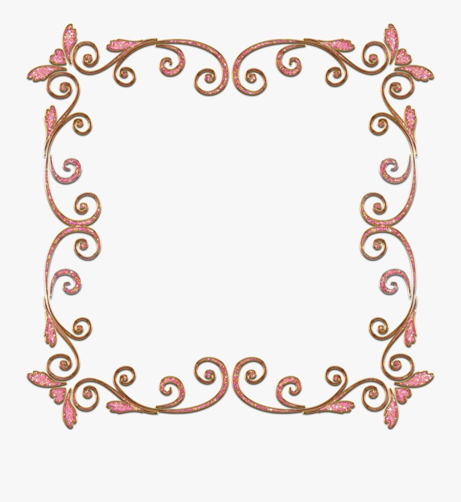 Transparent Scroll Work Png - Classy Elegant Border Png, Transparent Clipart