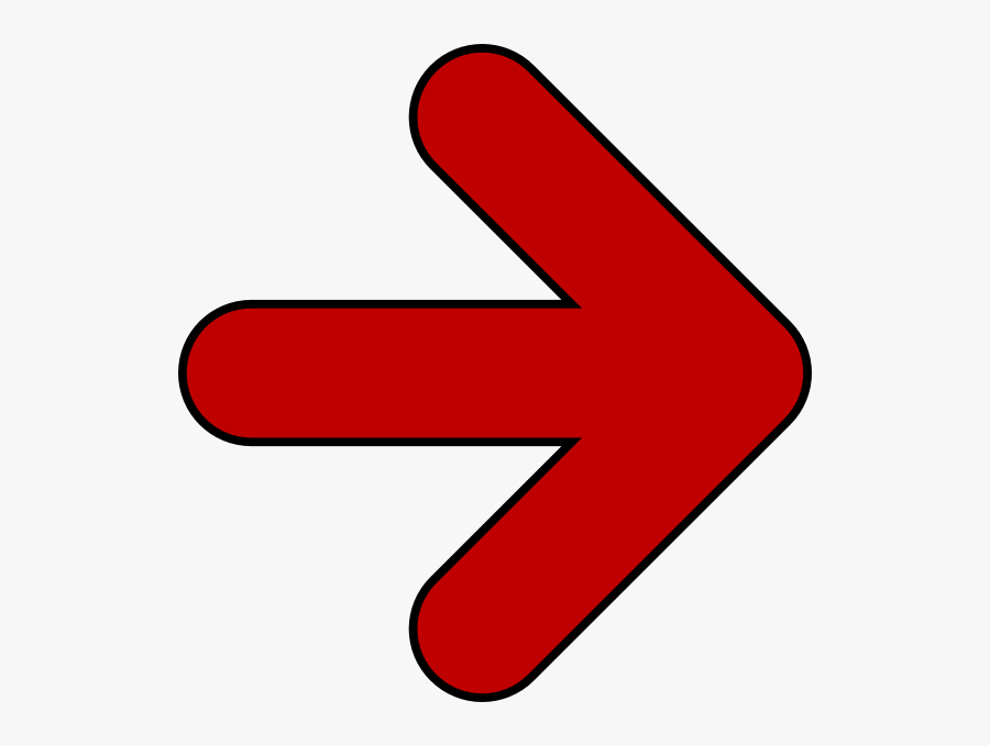 Red And Black Arrow, Transparent Clipart