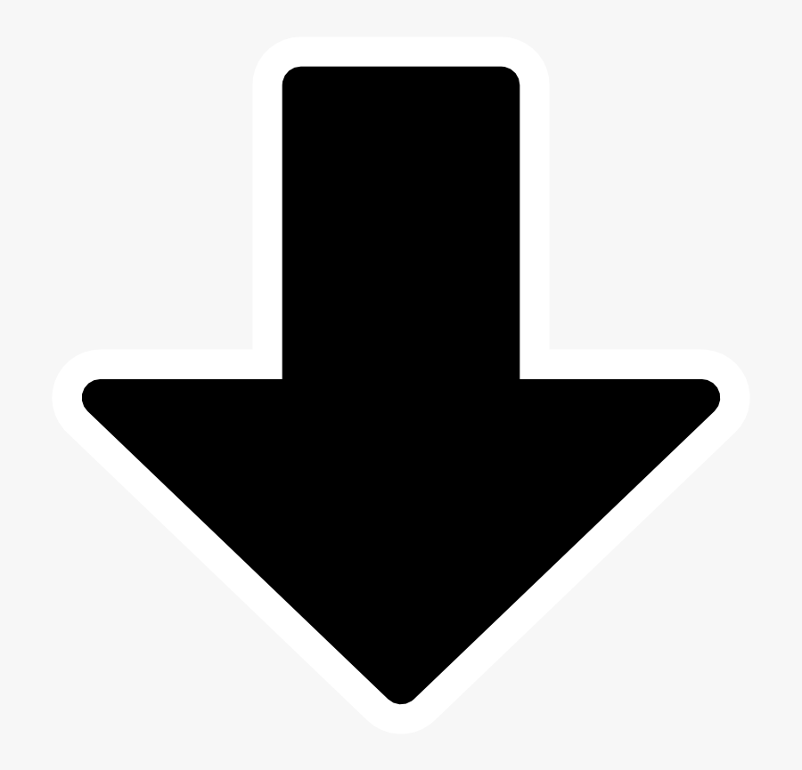 Angle,line,black - Big Arrow, Transparent Clipart