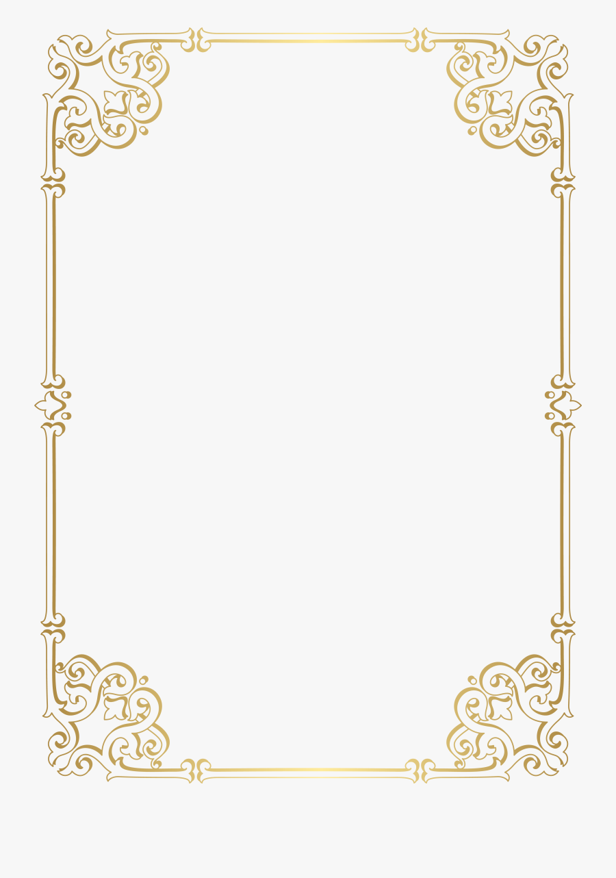 Transparent Decorative Shapes Png - Certificate Of Appreciation Border Design, Transparent Clipart