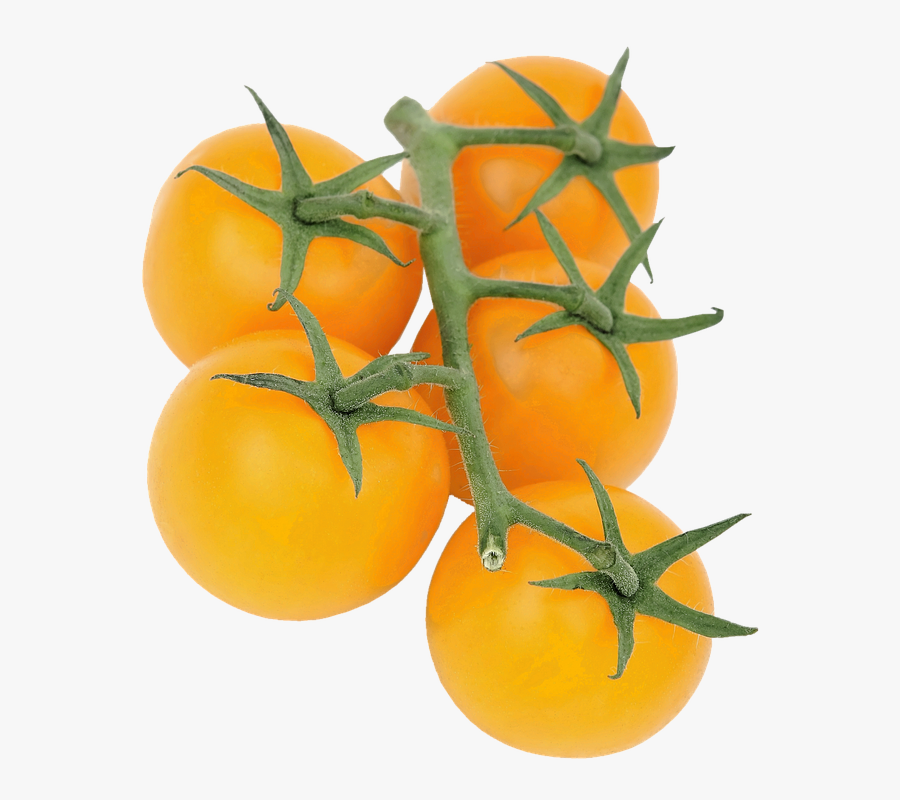 Isolated, Astrauchtomaten, Yellow, Food, Healthy - Free Stock Image Yellow Cherry Tomatoes, Transparent Clipart