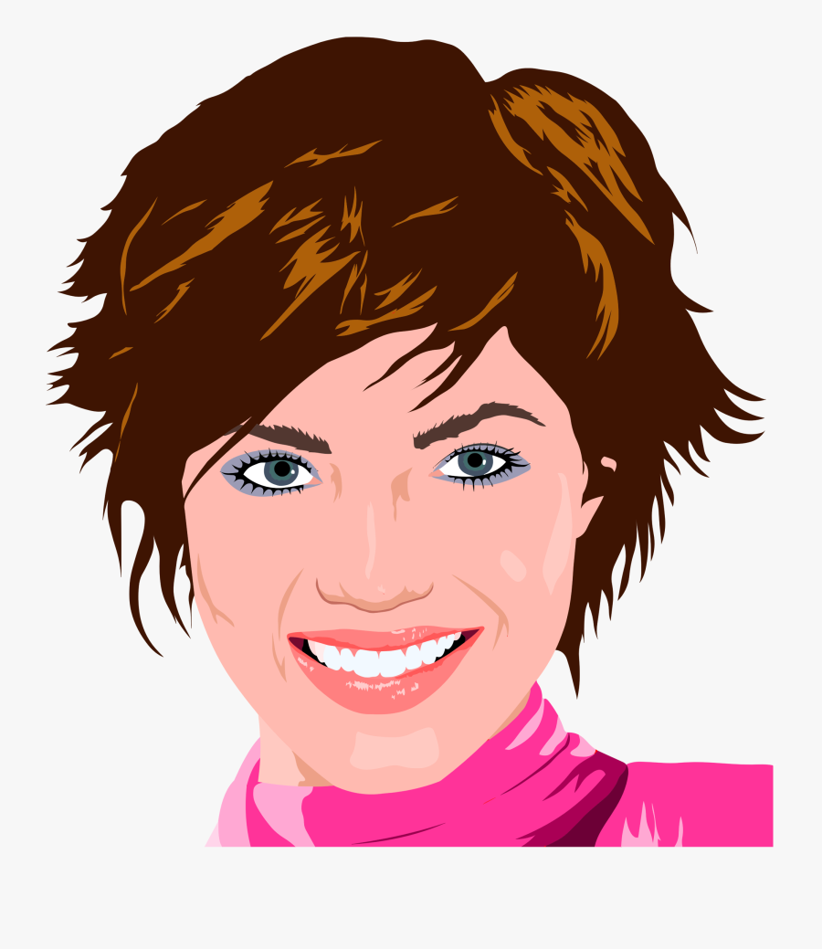 Transparent Beautiful Woman Png - Visage De Celebrité Clipart Png, Transparent Clipart