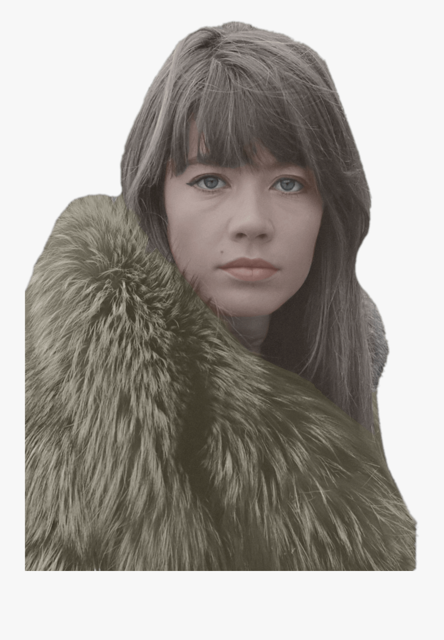 Francoise Hardy Portrait 1969 Colorized - Francoise Hardy, Transparent Clipart