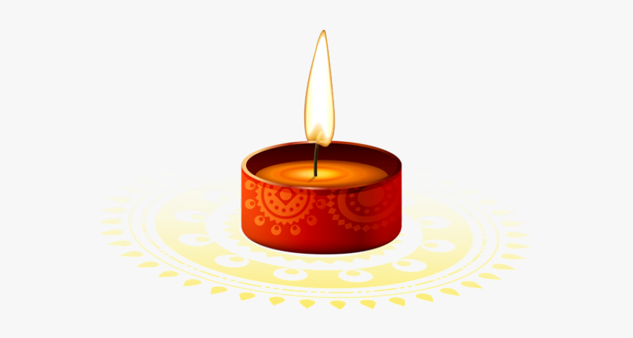 Diwali Candle Image Transparent, Transparent Clipart