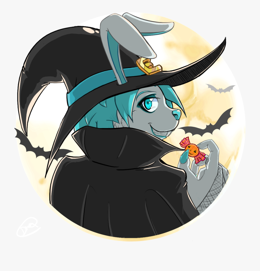 Ych Halloween Moon Portrait Clipart , Png Download - Cartoon, Transparent Clipart