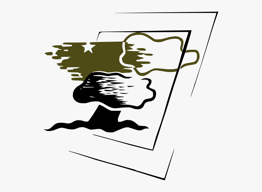 Tree Portrait Cartoon Svg Clip Arts - Illustration, Transparent Clipart