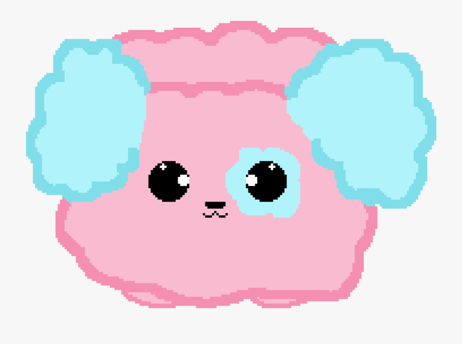 Cotton-candy Marshmallow Dog Clipart , Png Download, Transparent Clipart