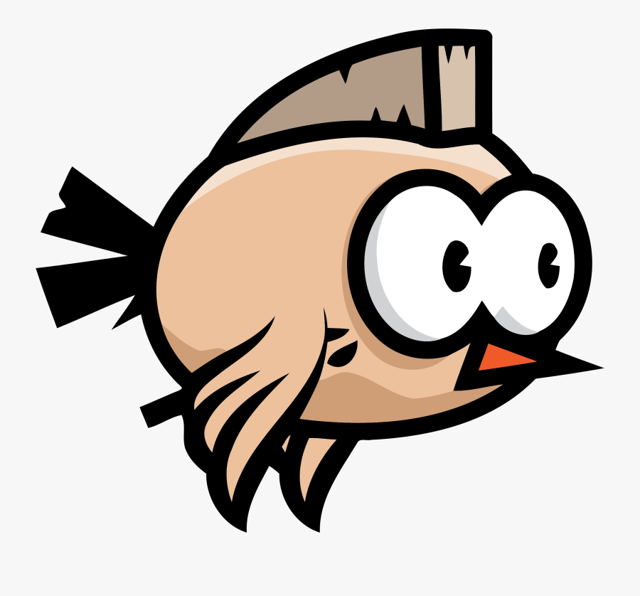 Flapping Clipart Big Bird - Flappy Bird Images Png, Transparent Clipart